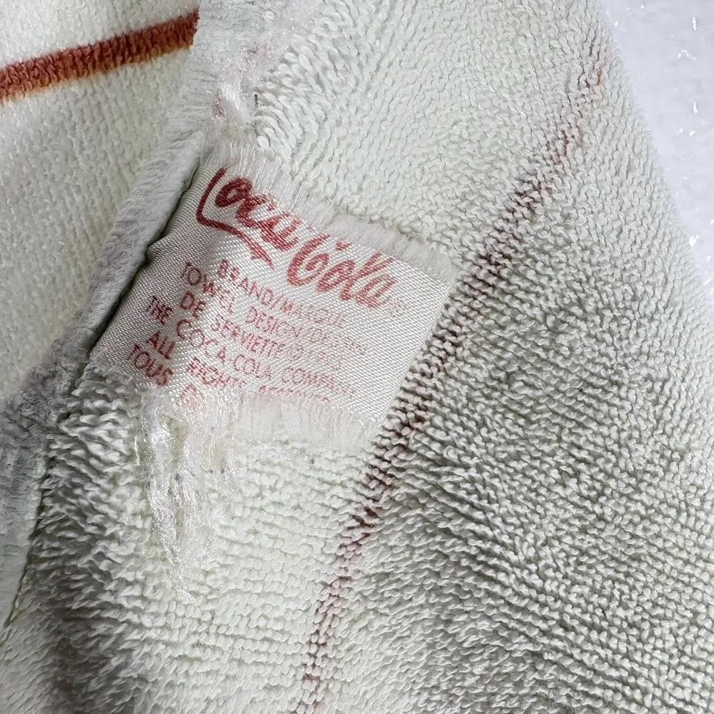 Coca-Cola Brand Towel Vintage Atlanta 1996 Olympics